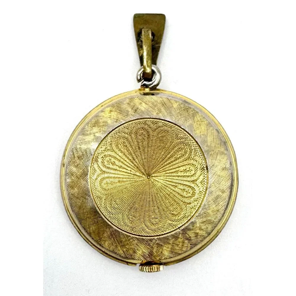 Consul 17 Rubis Pocket Watch Gold Plated Vintage Swiss Unisex Jewelry Watch Part